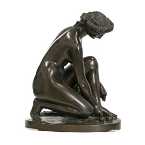 Large Famous Bronze Art Show Crazy Girls Relief Statue 