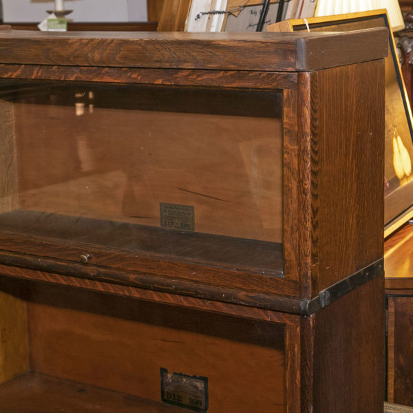 Antique Oak GLOBE WERNICKE Barrister Bookcase - Image 5