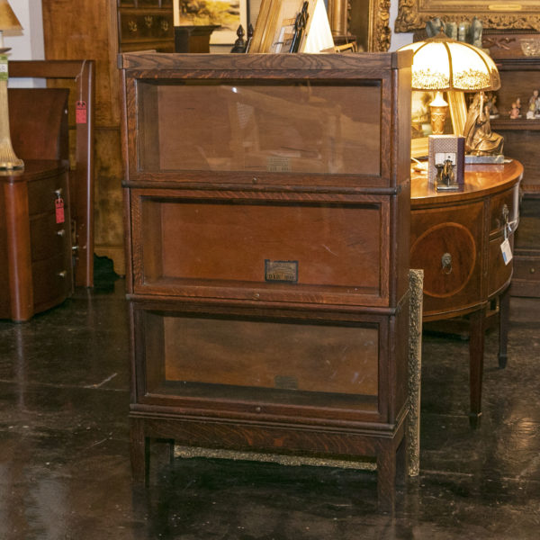 Antique Oak GLOBE WERNICKE Barrister Bookcase - Image 2