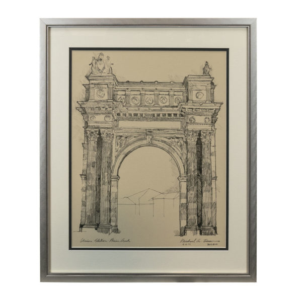 Signed “Union Station-Main Arch” Lithograph Circa 1977 - Image 1