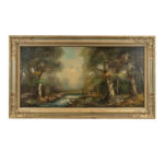 Signed Original Oil Landscape with Stream
