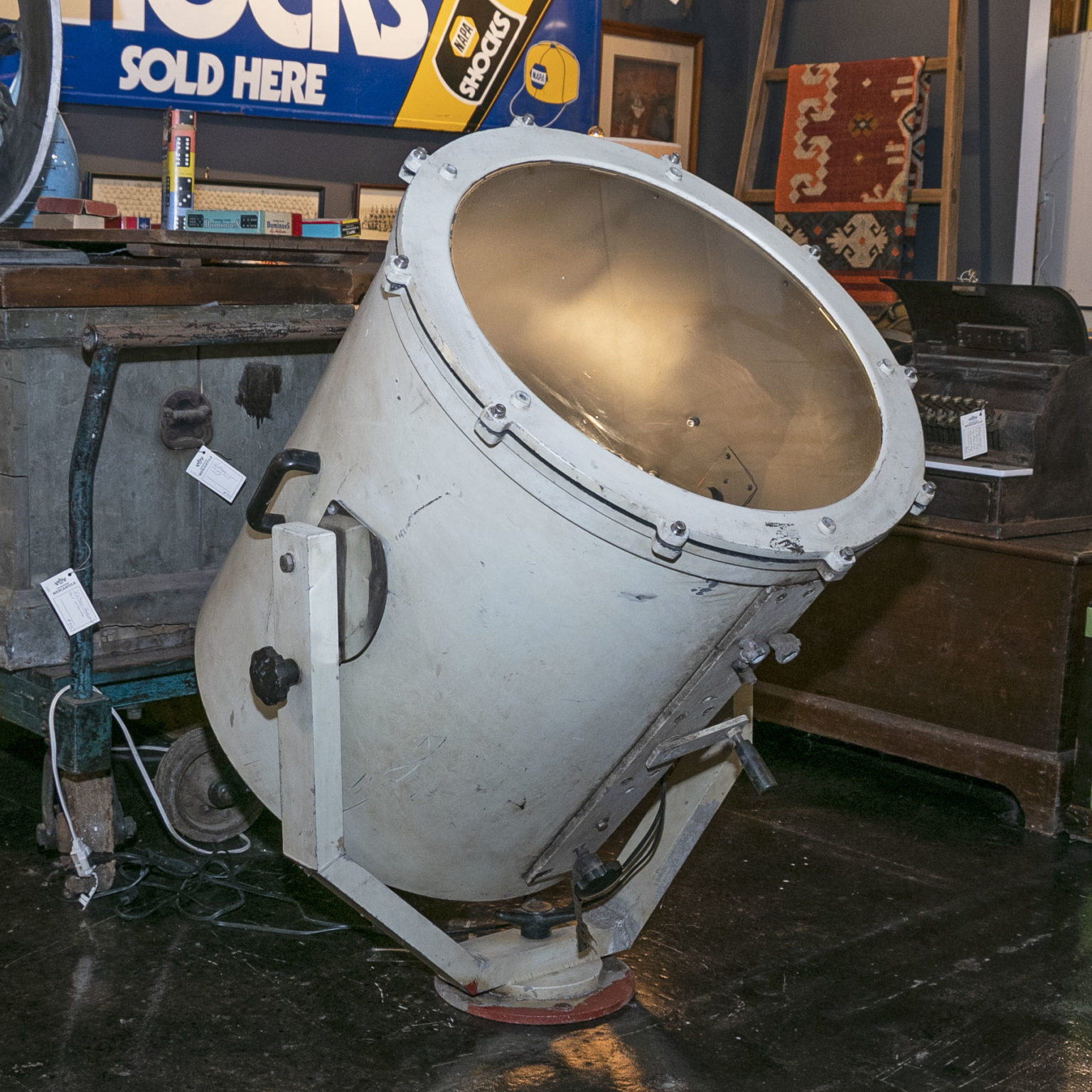 Searchlight Ship Vintage Mid Century Danish Ship Searchlight with Contemporary Rewiring ...