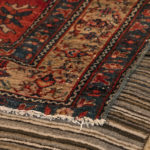 5’1”x 6’5” Vintage Hand Woven Persian Wool Rug - Image 5