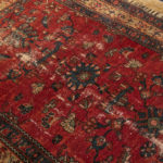 5’1”x 6’5” Vintage Hand Woven Persian Wool Rug - Image 2