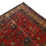 5’1”x 6’5” Vintage Hand Woven Persian Wool Rug