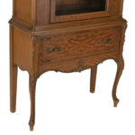 Vintage French Style China Cabinet with Lower Drawer - Image 4