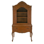 Vintage French Style China Cabinet with Lower Drawer