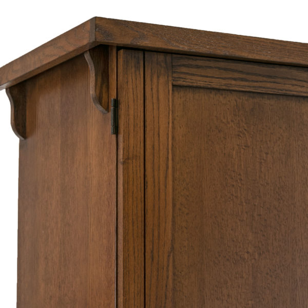 Mission Style Oak Door Chest - Image 4