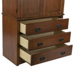 Mission Style Oak Door Chest - Image 6