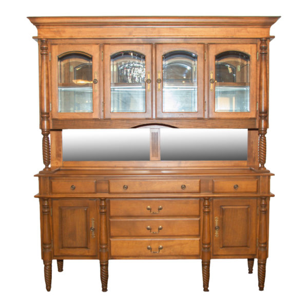 CANADEL Birch Buffet and Hutch in Nutmeg Finish - Image 1