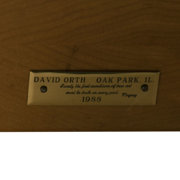 DAVID ORTH (1953-) Handcrafted Wood Coffee Table - Image 6