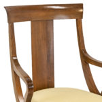 ETHAN ALLEN Medallion Collection Round Dining Table with 6 Chairs and 2-18” Leaves - Image 6