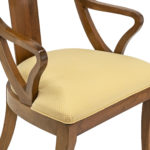 ETHAN ALLEN Medallion Collection Round Dining Table with 6 Chairs and 2-18” Leaves - Image 7