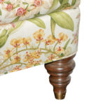 ETHAN ALLEN Floral Upholstered Loveseat - Image 4