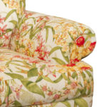 ETHAN ALLEN Floral Upholstered Loveseat - Image 3