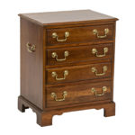 DAVIS CABINET CO. Chippendale 4 Drawer Bedside Chest