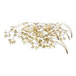 CURTIS JERÉ Brass Leaf Wall Sculpture