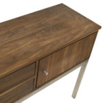 ROOM AND BOARD Linear Walnut Console Cabinet - Image 2
