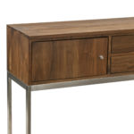 ROOM AND BOARD Linear Walnut Console Cabinet - Image 3