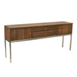 ROOM AND BOARD Linear Walnut Console Cabinet