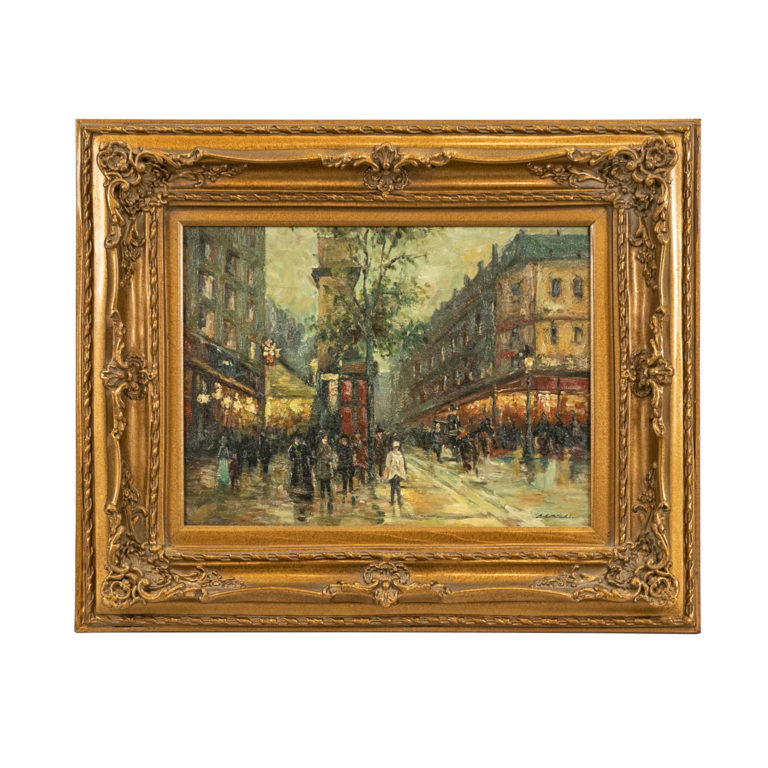 PRESTIGE ARTS Original Oil Impressionist Painting | Grandview Mercantile