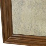 Trumeau Style Mirror with Antique Carved Panel - Image 3