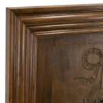 Trumeau Style Mirror with Antique Carved Panel - Image 6