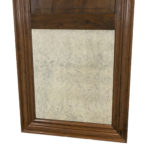 Trumeau Style Mirror with Antique Carved Panel - Image 2