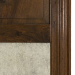 Trumeau Style Mirror with Antique Carved Panel - Image 4