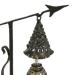 Pair of ARTS & CRAFTS Tin Shade Gothic Storybook Lamps - Image 2