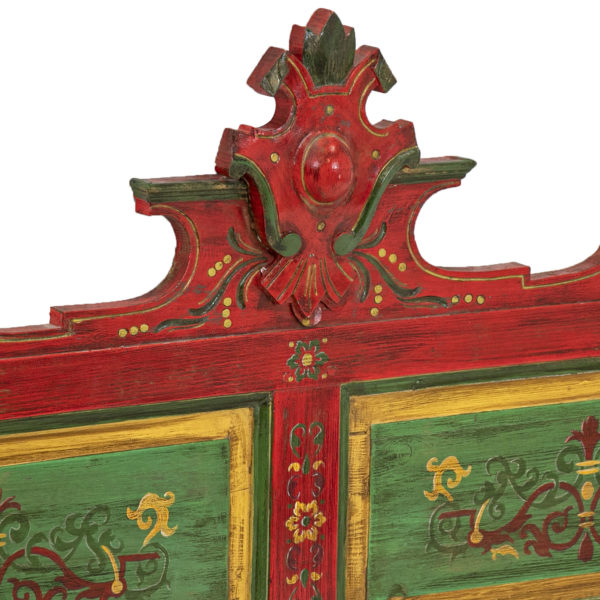 Painted Wood Wall Mount Coat Rack - Image 5