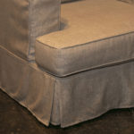 ARHAUS Camden Collection Swiveling Club Chair in Oatmeal Tweed - Image 5