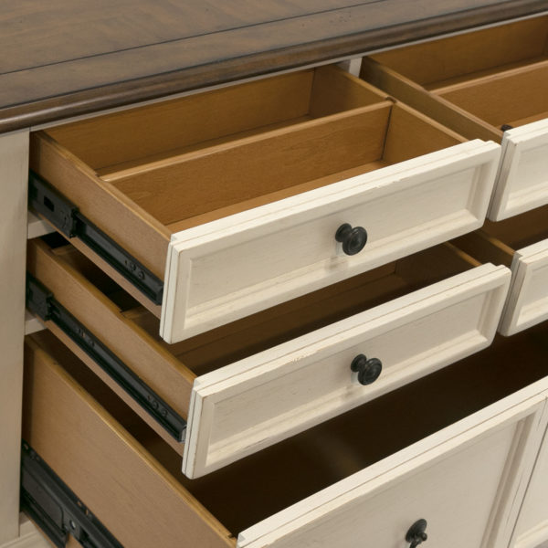 HAVERTY’S Newport Collection File Cabinet in White - Image 5