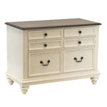 HAVERTY’S Newport Collection File Cabinet in White - Image 2