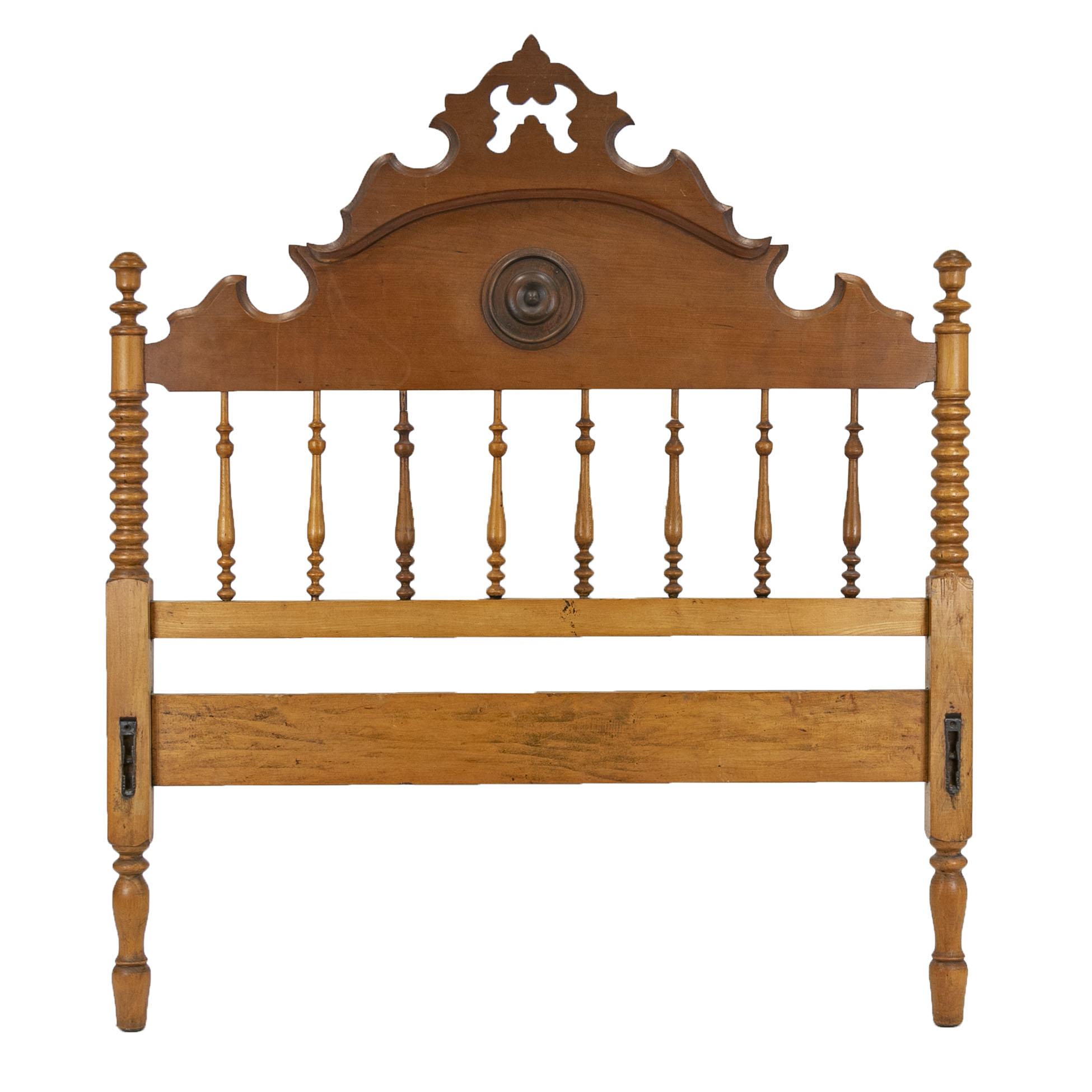 antique timber bed