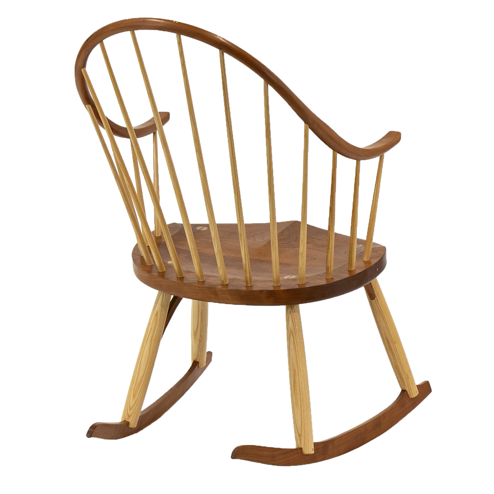 THOMAS MOSER Two Tone Continuous Arm Rocker | Grandview Mercantile