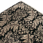 10’0” x 13’ 5” Hand Knotted Wool Rug in Black and Beige