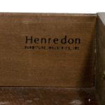 HENREDON Cherry 4 Drawer Bedside Chest - Image 5