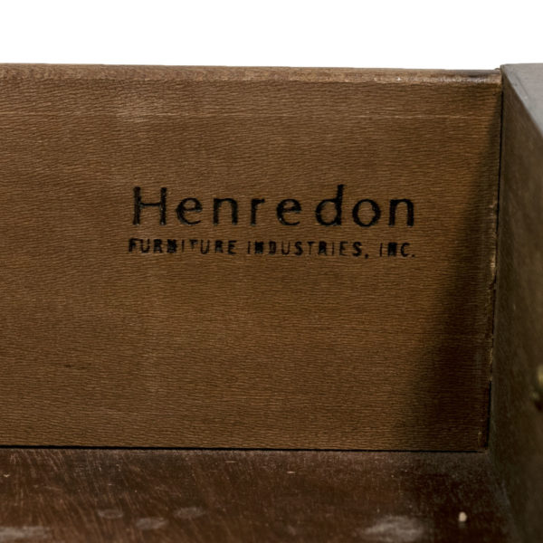 HENREDON Cherry 4 Drawer Bedside Chest - Image 5