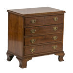 HENREDON Cherry 4 Drawer Bedside Chest - Image 2