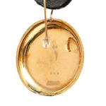 Pair of Victorian Enamel Drop Earrings in 14 Karat Gold - Image 4