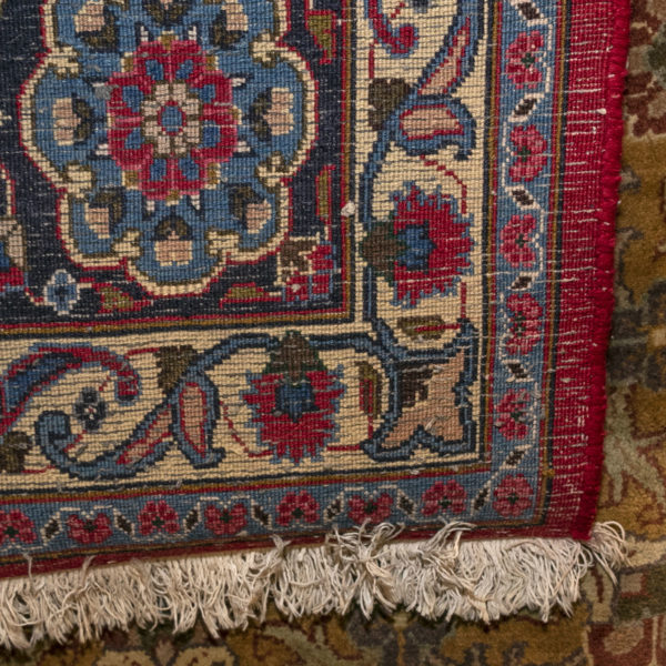 9’0”x 13’0” Hand Knotted Persian Mashad Wool Rug - Image 7