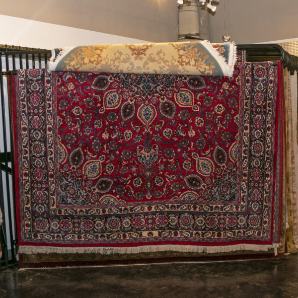 9’0”x 13’0” Hand Knotted Persian Mashad Wool Rug - Image 6