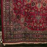 9’0”x 13’0” Hand Knotted Persian Mashad Wool Rug - Image 4
