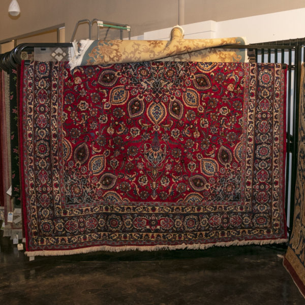 9’0”x 13’0” Hand Knotted Persian Mashad Wool Rug - Image 3