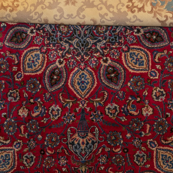 9’0”x 13’0” Hand Knotted Persian Mashad Wool Rug - Image 2