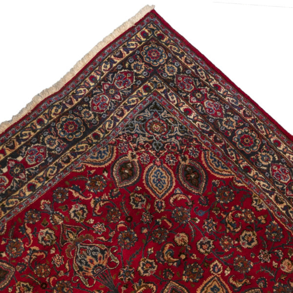 9’0”x 13’0” Hand Knotted Persian Mashad Wool Rug - Image 1
