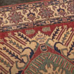 7’4”x9’8” Hand Knotted Flat Weave Wool Rug - Image 5