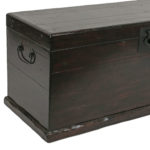 Plank Style Wood Chest with Iron Hardware - Image 3