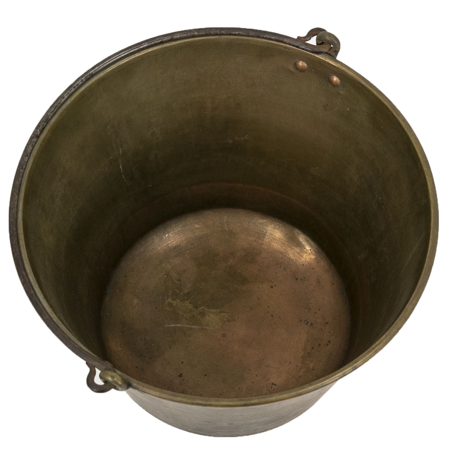 Antique Brass Bucket  Grandview Mercantile